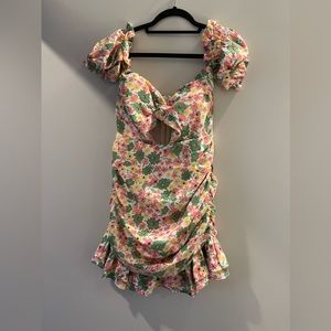 Floral mini dress